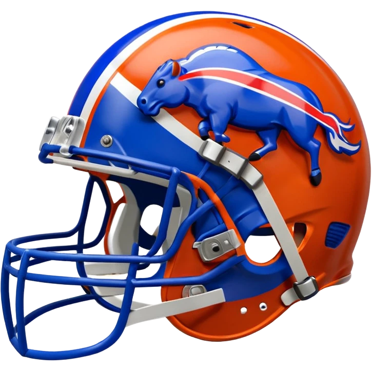 Denver bronco sitting on buffalo bills emoji