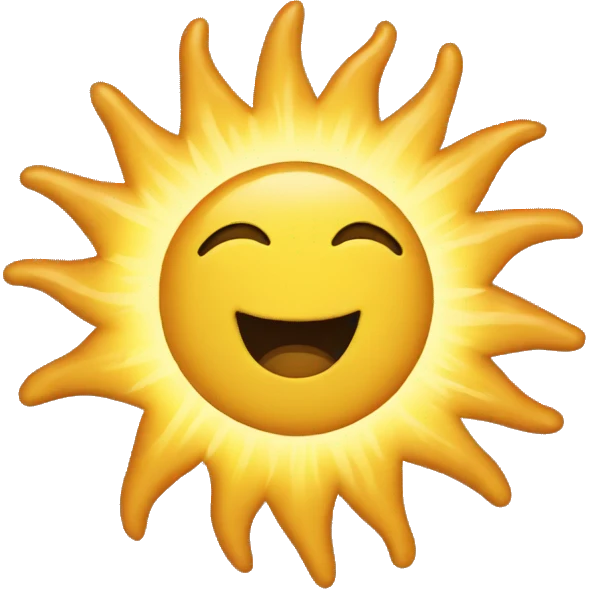 Sun  emoji