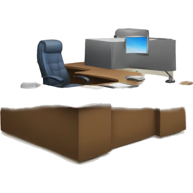 Office desk emoji