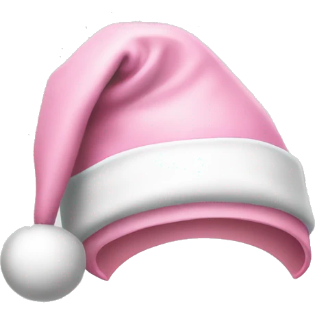 light pink santa hat emoji