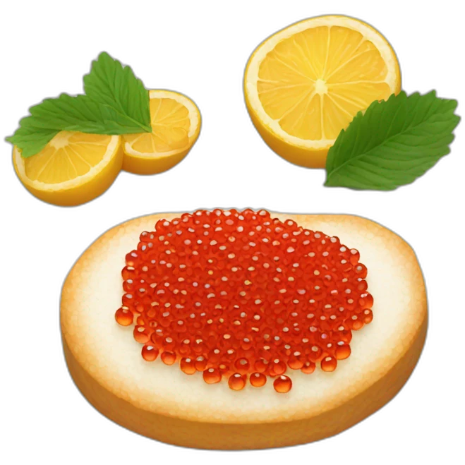 Red caviar emoji