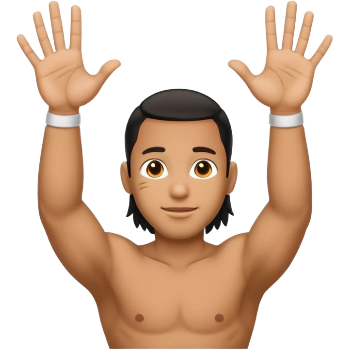 Two hands yeeting like how jey USO does  emoji