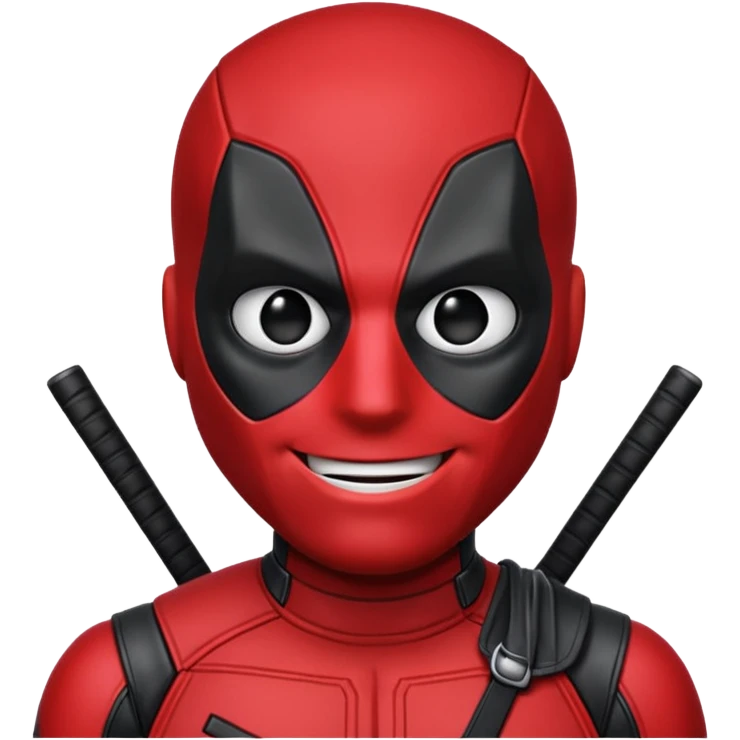 Deadpool solo la cara como emoji  emoji
