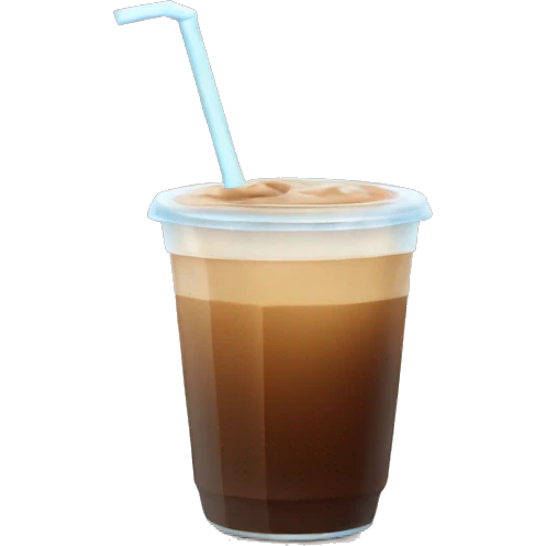 Iced coffee  emoji