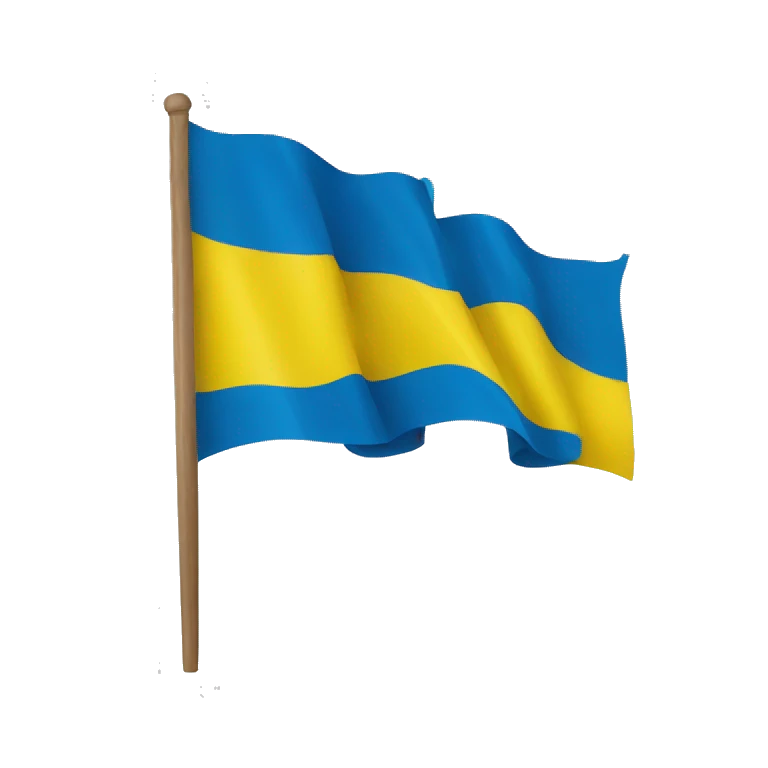 flag of Ukraine with the coat of arms of Ukraine   emoji