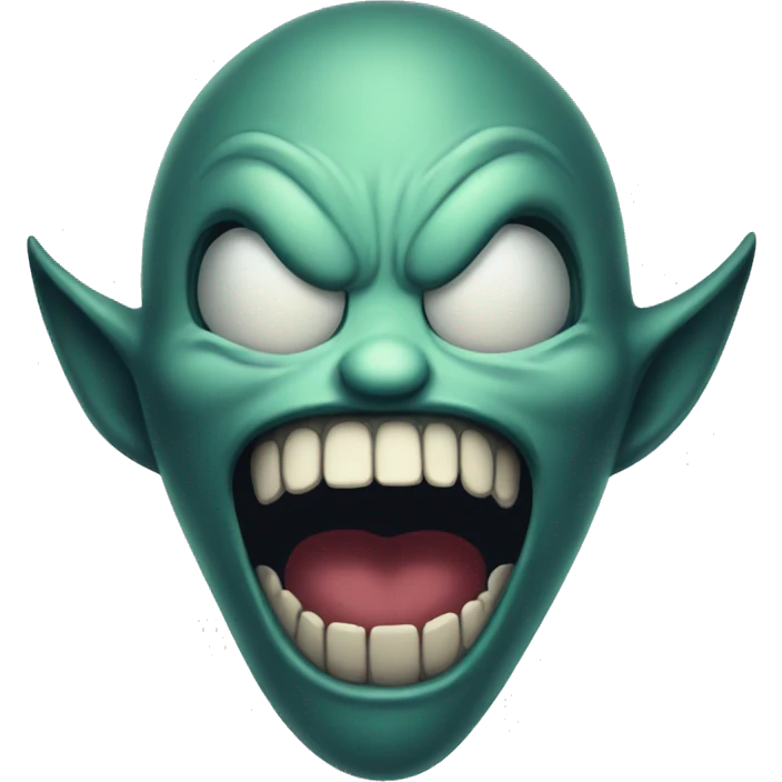 Evil wisp big mouth emoji