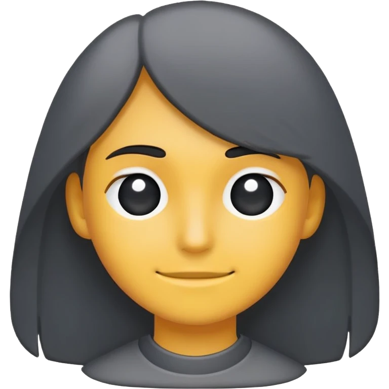 user picture placeholder, dark grey emoji