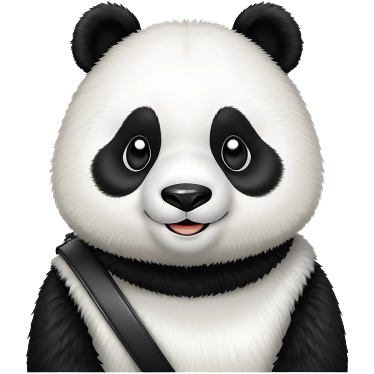 panda wearing Balenciaga  emoji