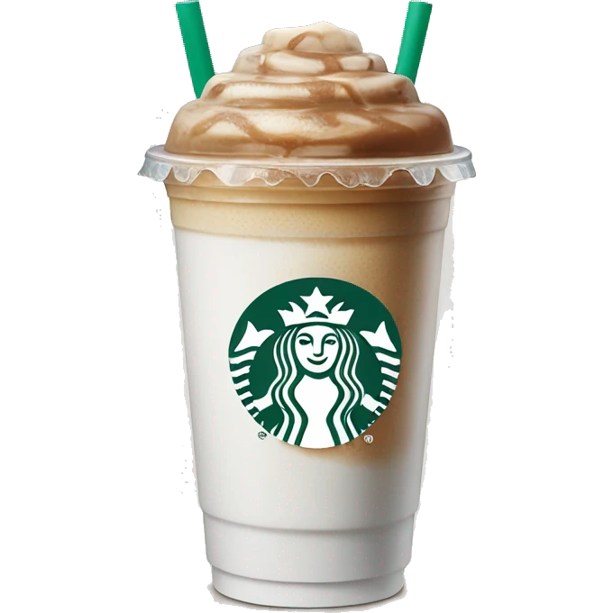 Starbucks Iced coffee emoji