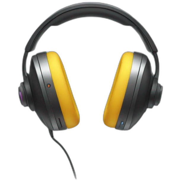 futuristic headphone emoji