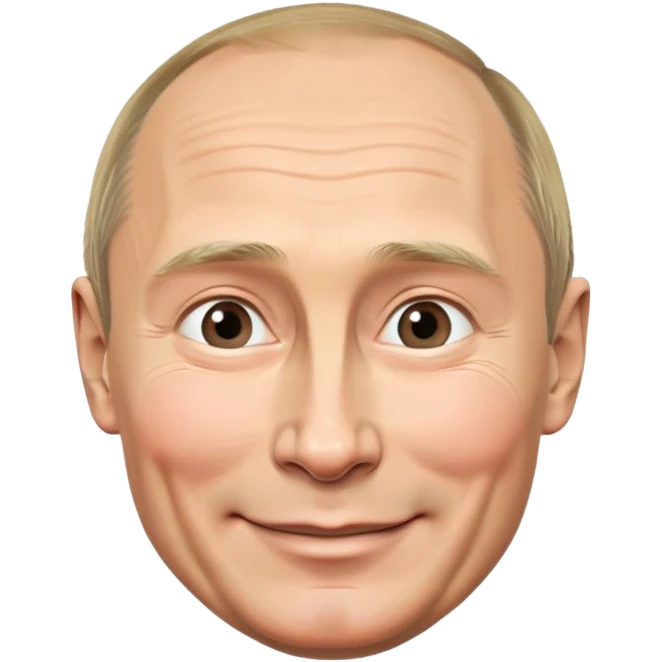 russian president Putin smiles slyly emoji