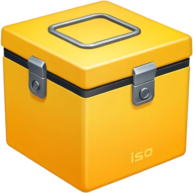 сгенерируй смайл loot box в стили классических смайлов. плоский  emoji