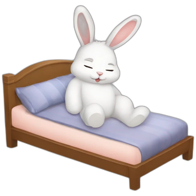 Lapin-dormir emoji
