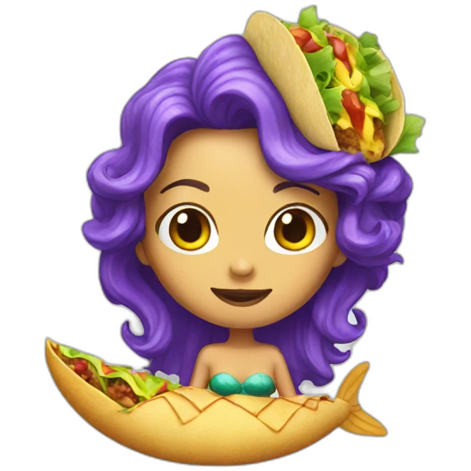 taco mermaid emoji