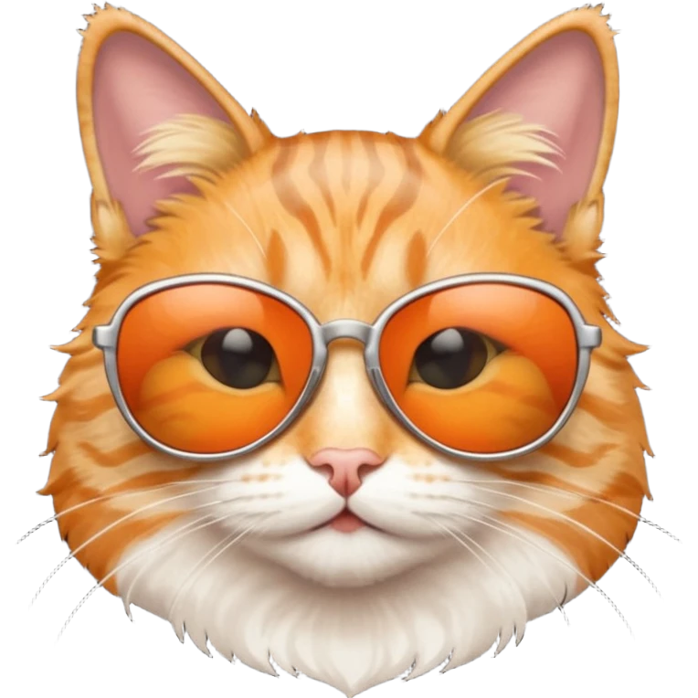 Cat wearing sunglasses emoji