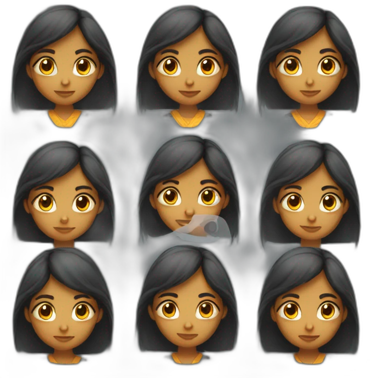 an indian young  developer girl emoji