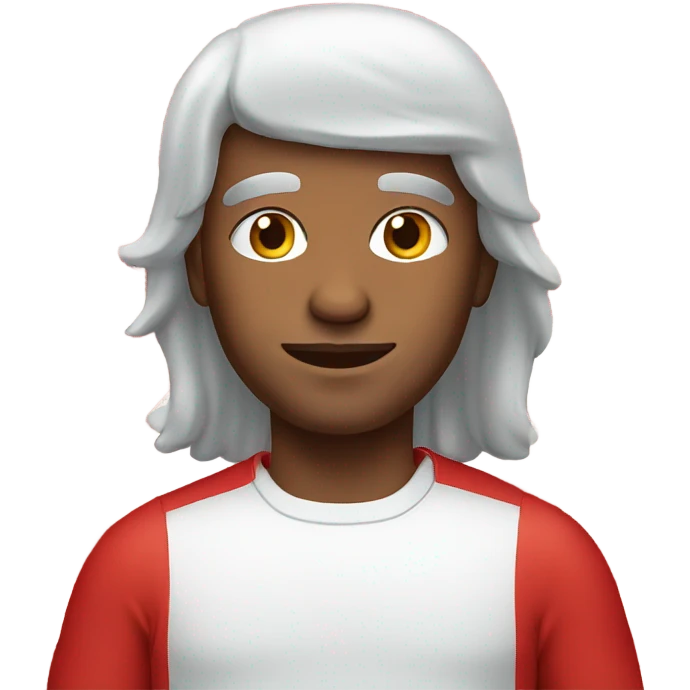 Brazilian man in red emoji