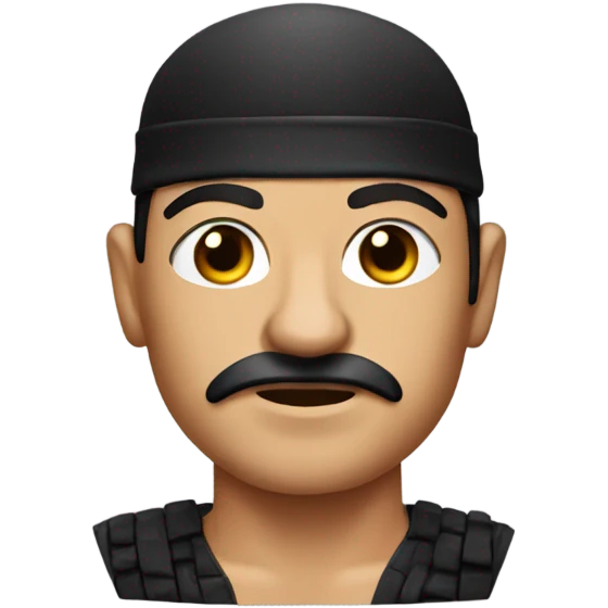 Chopped chin with egyptian property emoji