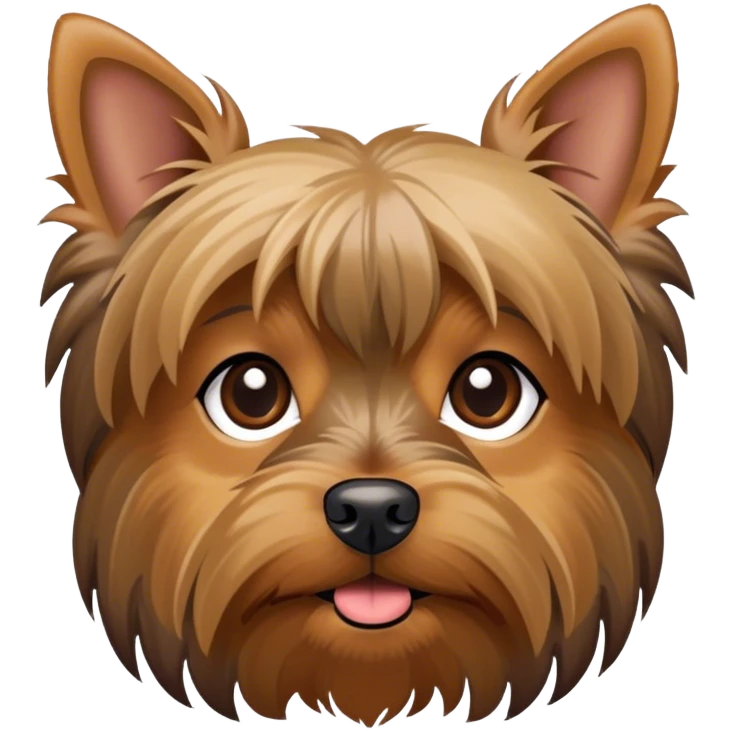 Yorkie dog emoji