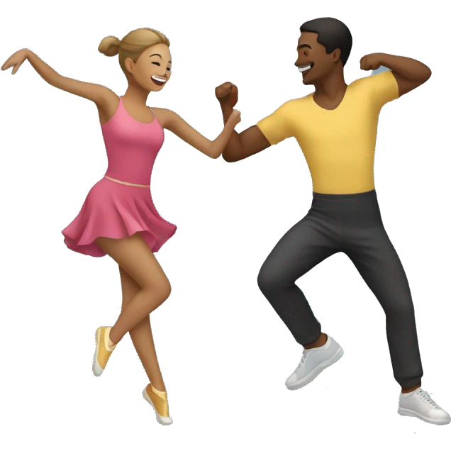 Deux personnes en train de danser emoji