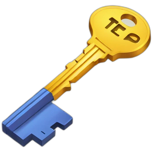 Digital key emoji