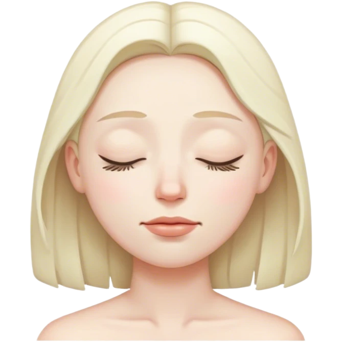 Closed eyes emoji