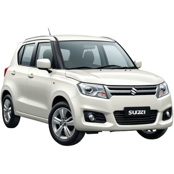 Suzuki Brezza white colour car emoji  emoji
