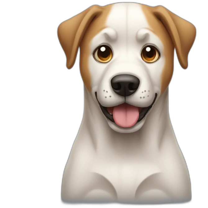 a real dog crying emoji