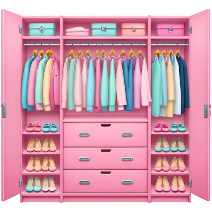 Pink closet emoji