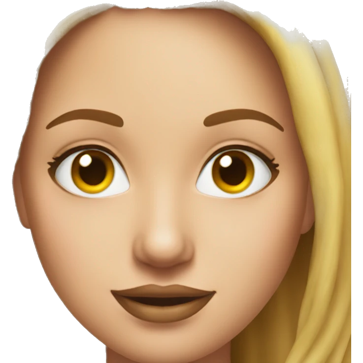 realistic bikini model portrait emoji