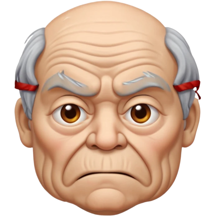 old grumpy person emoji