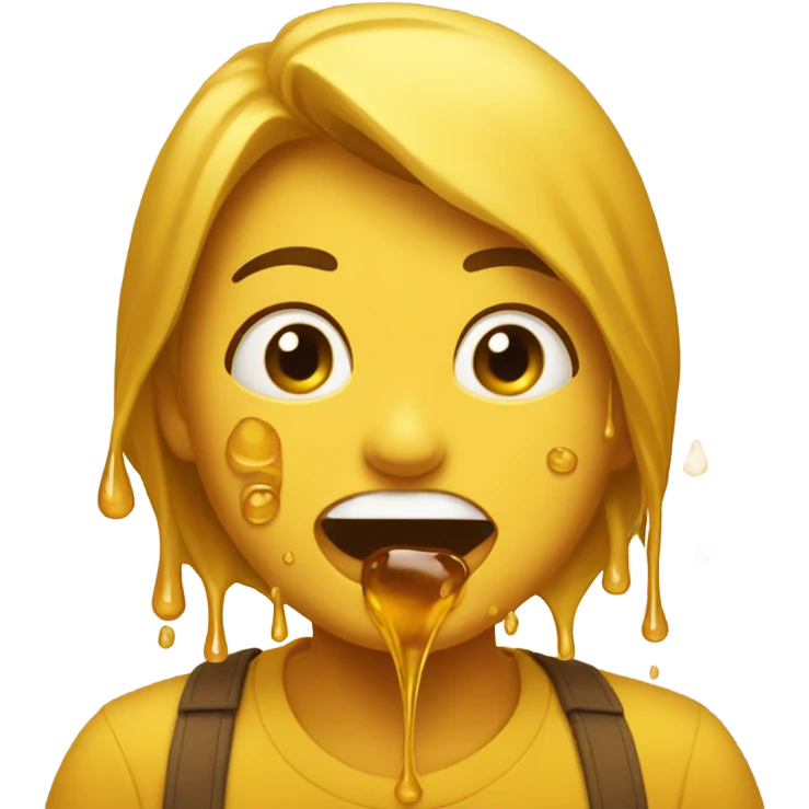 Vomiting honey emoji