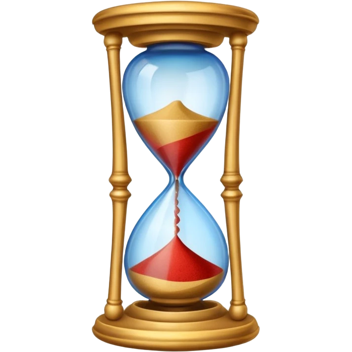 ancient colorful hourglass emoji