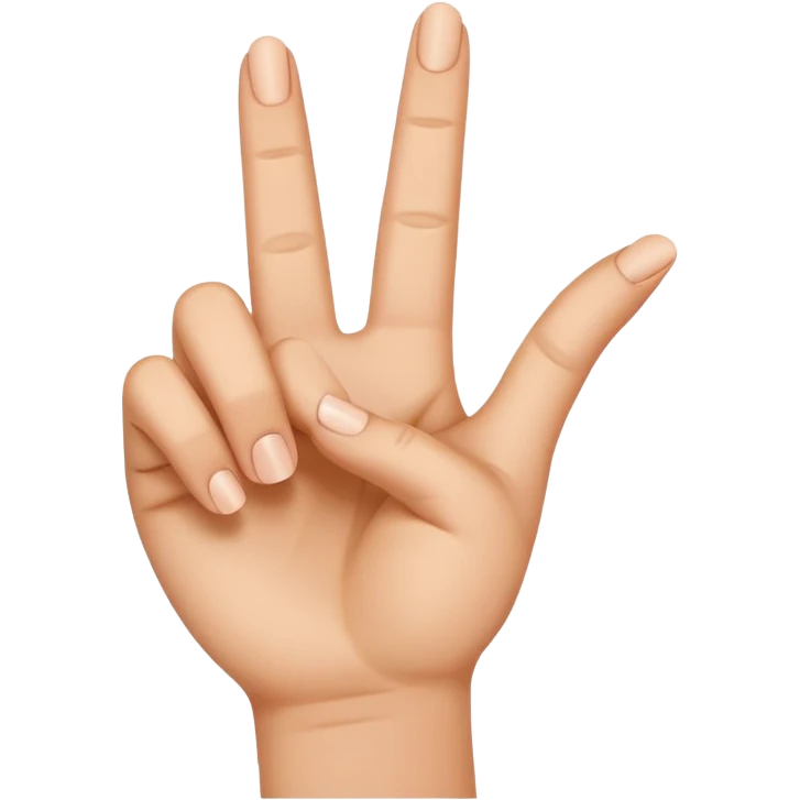 ‘Z’ hand sign  emoji