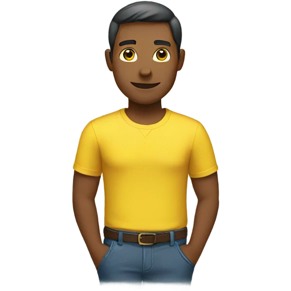 yellow shirt emoji