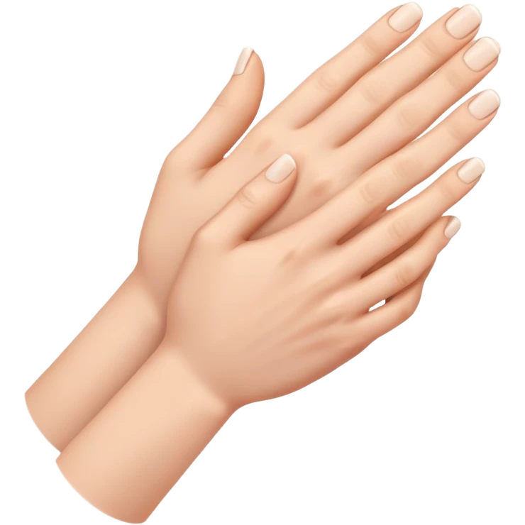 hand squeezing another hand emoji