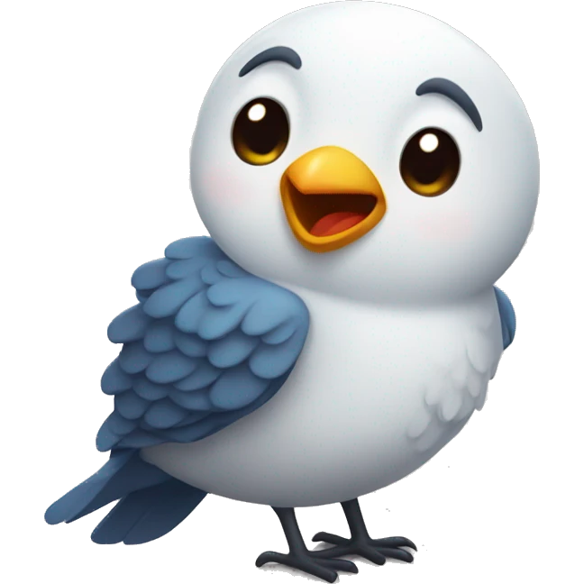 happy bird  emoji