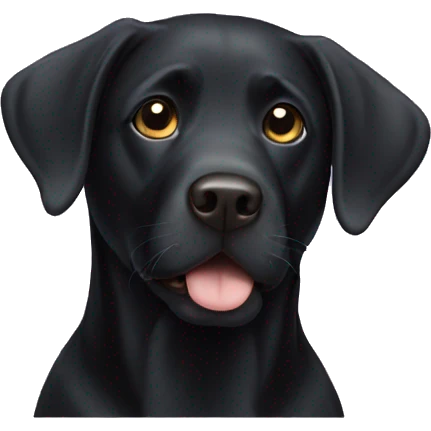 black labrador emoji