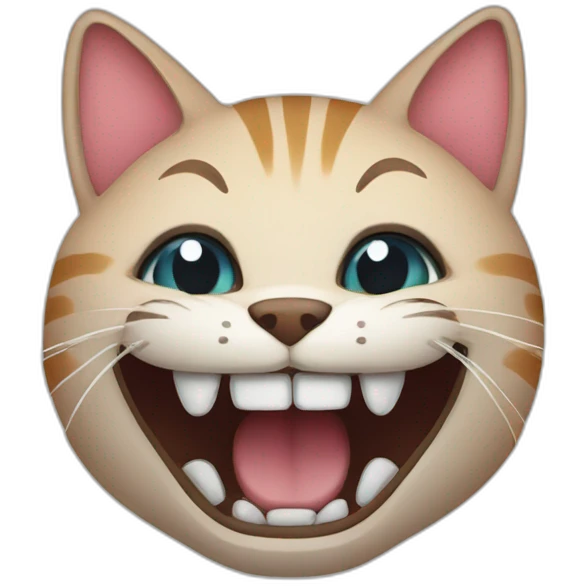 Cat bite emoji