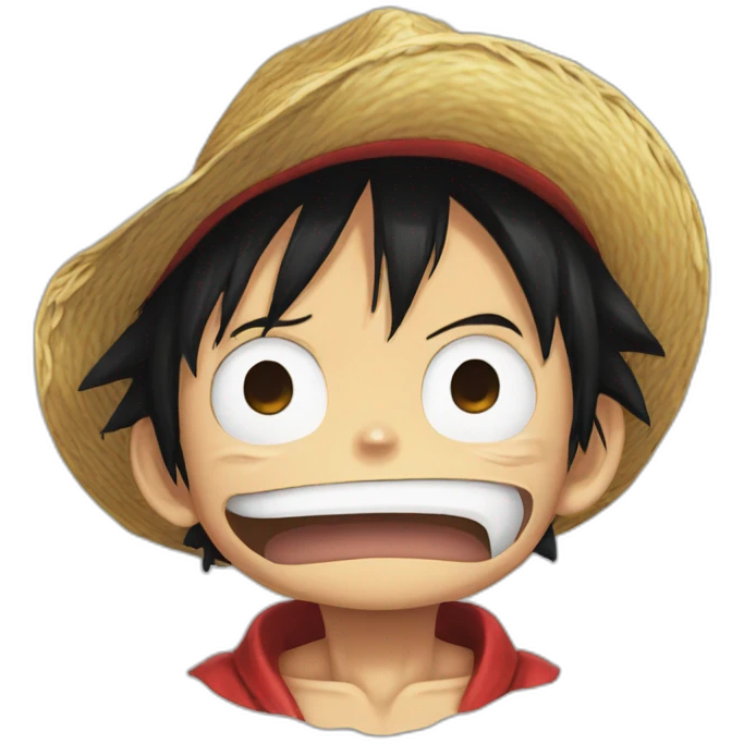 Sad Monkey d luffy emoji