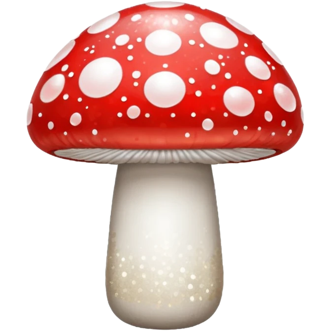 glitter mushroom 1-up emoji