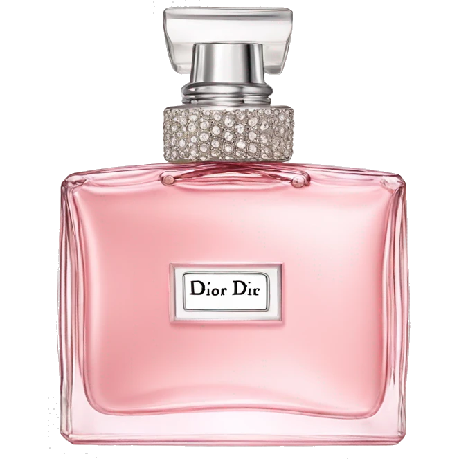 Soft pink Dior perfume  emoji