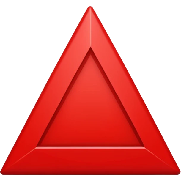 red triangle emoji