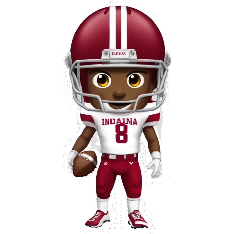 Indiana university football  emoji