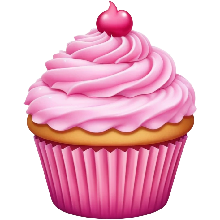 Cute pink food emoji