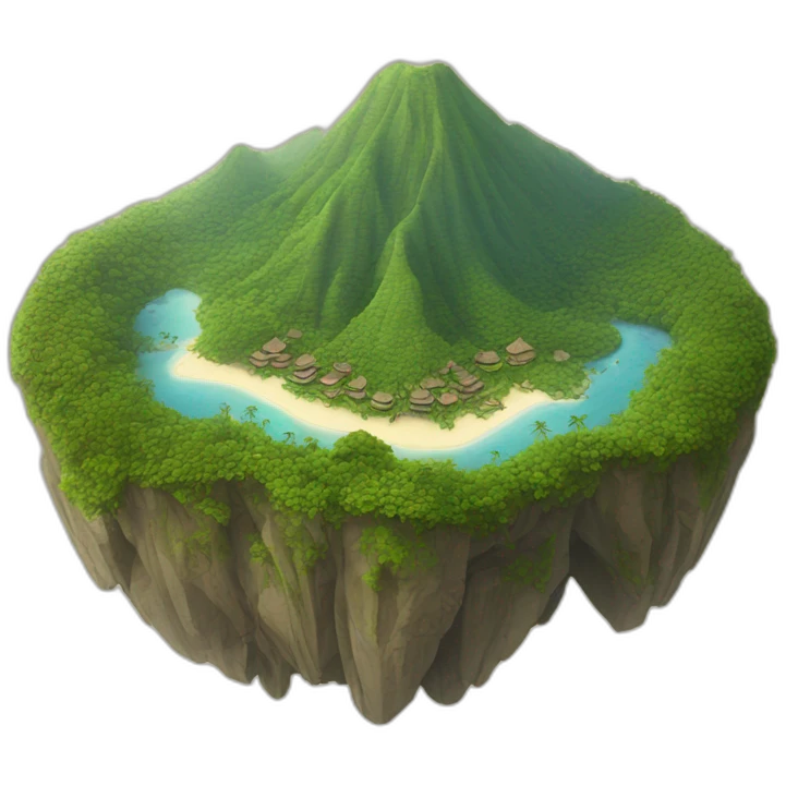 bali island fro above emoji