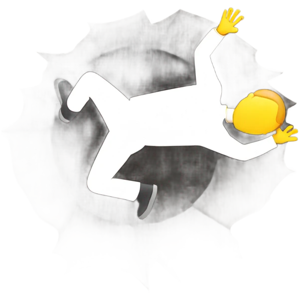 man falling in a hole emoji emoji