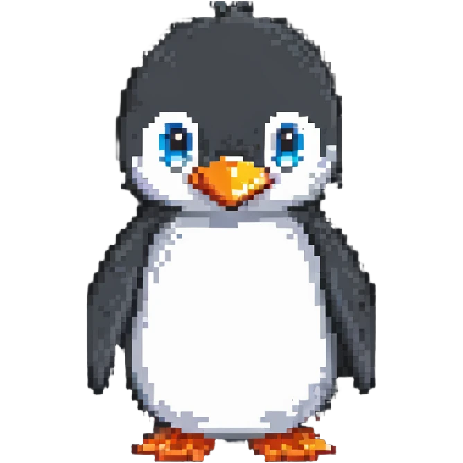 cute penguin emoji