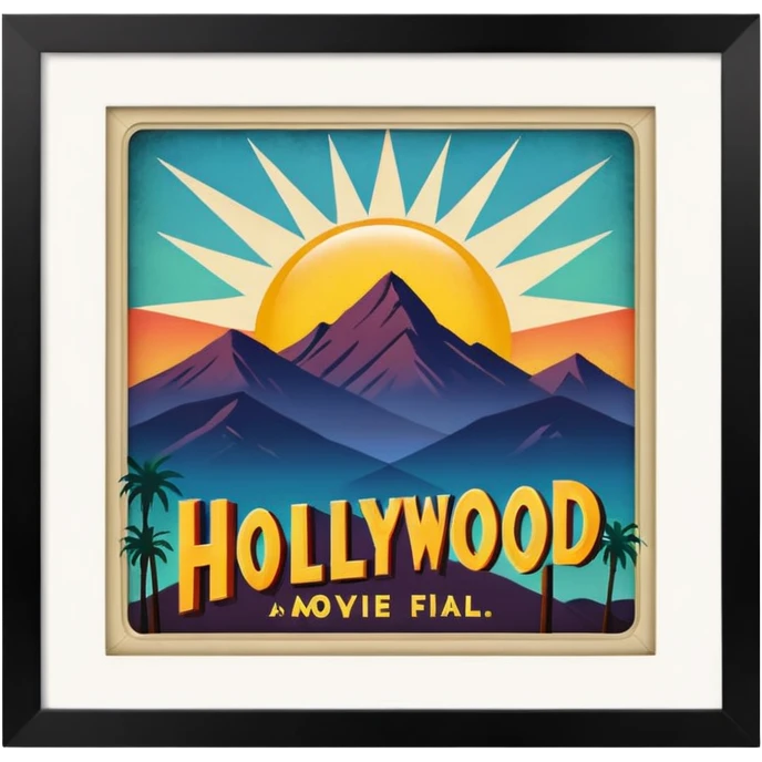 할리우드 영화 엽서 emoji