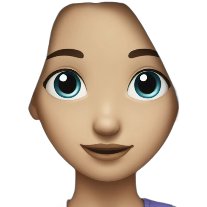 blue-haired-girl emoji
